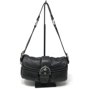 COACH LEATHER SHOULDER BAG